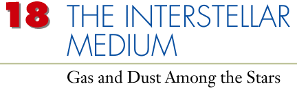 18 The Interstellar Medium Gas and Dust Among